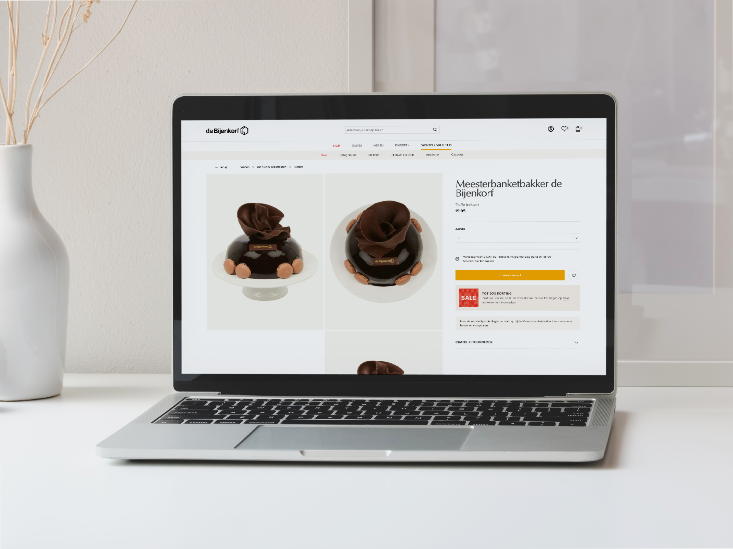 Meesterbanketbakker bij de Bijenkorf